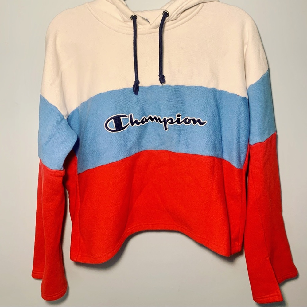 ☆ rare champion reverse weave cropped hoodie ☆